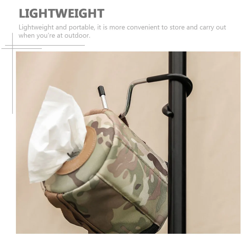 2Pcs Steel Hooks with Rubber Sleeve Anti-Skid Effect Easy Installation Removal for Camping Lanterns Tents and Other Items
2Pcs Steel Hooks with Rubber Sleeve Anti-Skid Effect Easy Installation Removal for Camping Lanterns Tents and Other Items