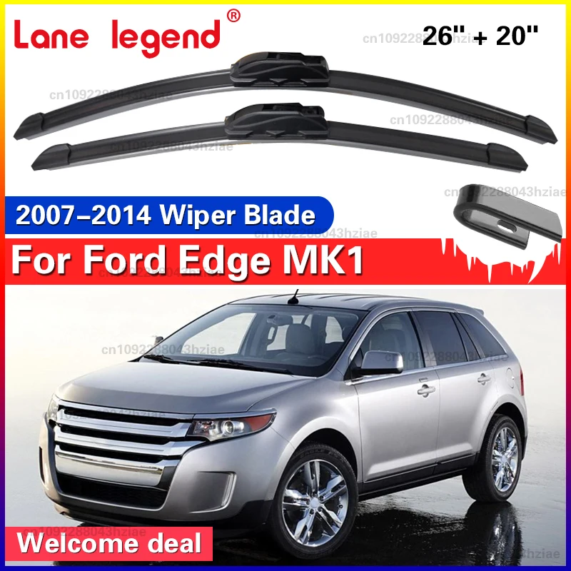 Для Ford Edge MK1 2007-2014: Передние дворники из мягкой резины, 26"+20", 2010 2011 2012 2013
Для Ford Edge MK1 2007-2014: Передние дворники из мягкой резины, 26"+20", 2010 2011 2012 2013