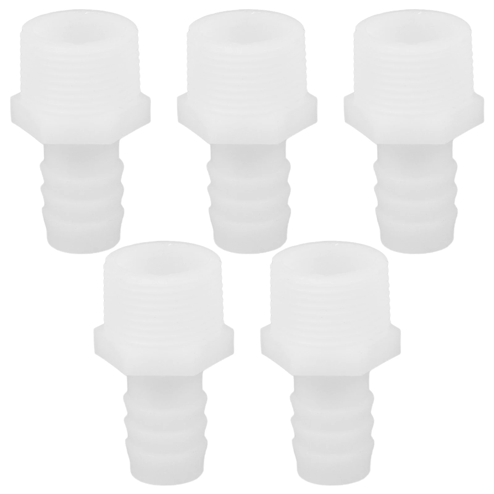 5 Pcs Flexible Plastic Pagoda Connector Hose Pipe Male Thread Adapter Union Fitting
5 Pcs Flexible Plastic Pagoda Connector Hose Pipe Male Thread Adapter Union Fitting