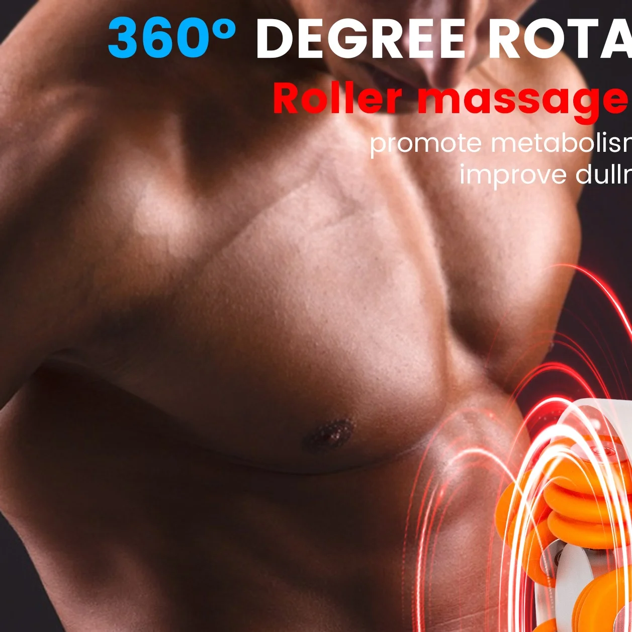 MYOslim Body Contouring Roller Massager 360° Rotation Device for Lymphatic Drainage, Slimming & Muscle Soreness Relief
MYOslim Body Contouring Roller Massager 360° Rotation Device for Lymphatic Drainage, Slimming & Muscle Soreness Relief