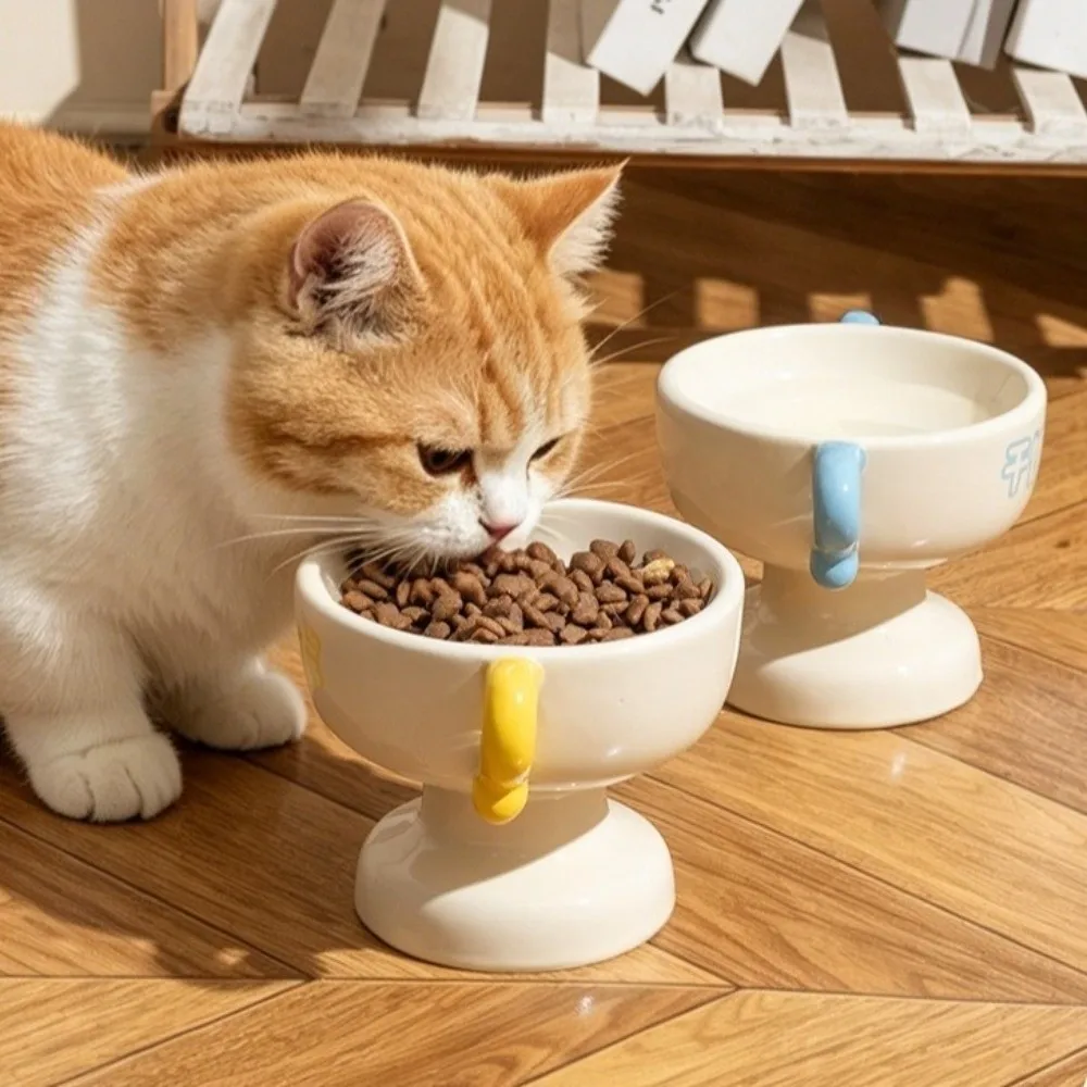Universal Elevated Cat Food Water Bowl Non-Slip Base Large Capacity Pet Food Basin High Feet Stable Cat Feeder Dish Puppy Cats
Universal Elevated Cat Food Water Bowl Non-Slip Base Large Capacity Pet Food Basin High Feet Stable Cat Feeder Dish Puppy Cats