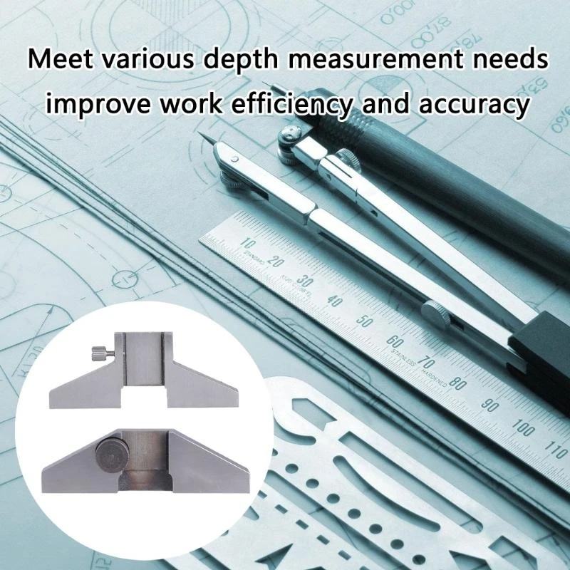 Comfortable Grip Ergonomically Depth Gauge Caliper for Precise Measurements in Various Setting Including Home Workshops D2RD
Comfortable Grip Ergonomically Depth Gauge Caliper for Precise Measurements in Various Setting Including Home Workshops D2RD