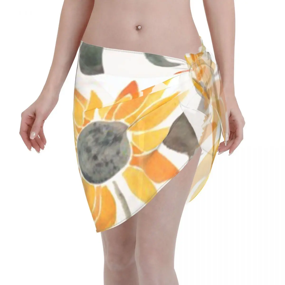 Promotion Sunflower Watercolor Black Palette Women's Beach Wrap SkirtOutdoor Shower Wrap Resort Wear
Promotion Sunflower Watercolor Black Palette Women's Beach Wrap SkirtOutdoor Shower Wrap Resort Wear