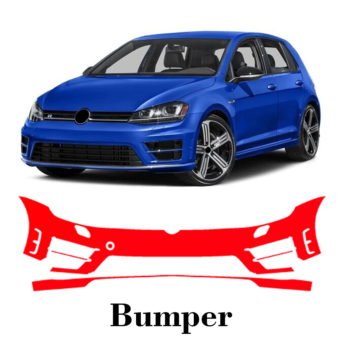 Car Precut Paint Protection Film Front Bumper Anti-scratch Exterior TPU PPF For Volkswagen Golf R 2015-2017
Car Precut Paint Protection Film Front Bumper Anti-scratch Exterior TPU PPF For Volkswagen Golf R 2015-2017