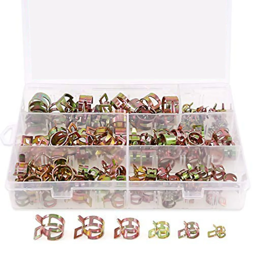 72Pcs/set 7-17mm Vacuum Spring Fuel Oil and Water Hose Clamps Car and Truck Spring Clamps Pipe Clamps Metal Fasteners
72Pcs/set 7-17mm Vacuum Spring Fuel Oil and Water Hose Clamps Car and Truck Spring Clamps Pipe Clamps Metal Fasteners
