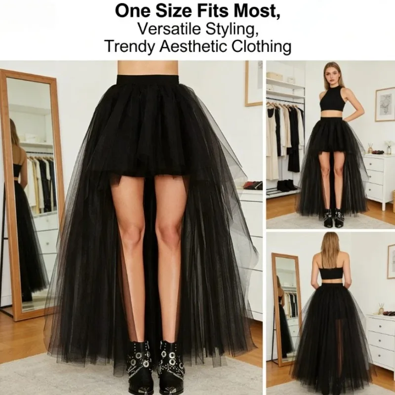 Women's Tulle Half Skirt High Waist Elastic Fit for Burlesque Performance Dress Up and Festival
Women's Tulle Half Skirt High Waist Elastic Fit for Burlesque Performance Dress Up and Festival