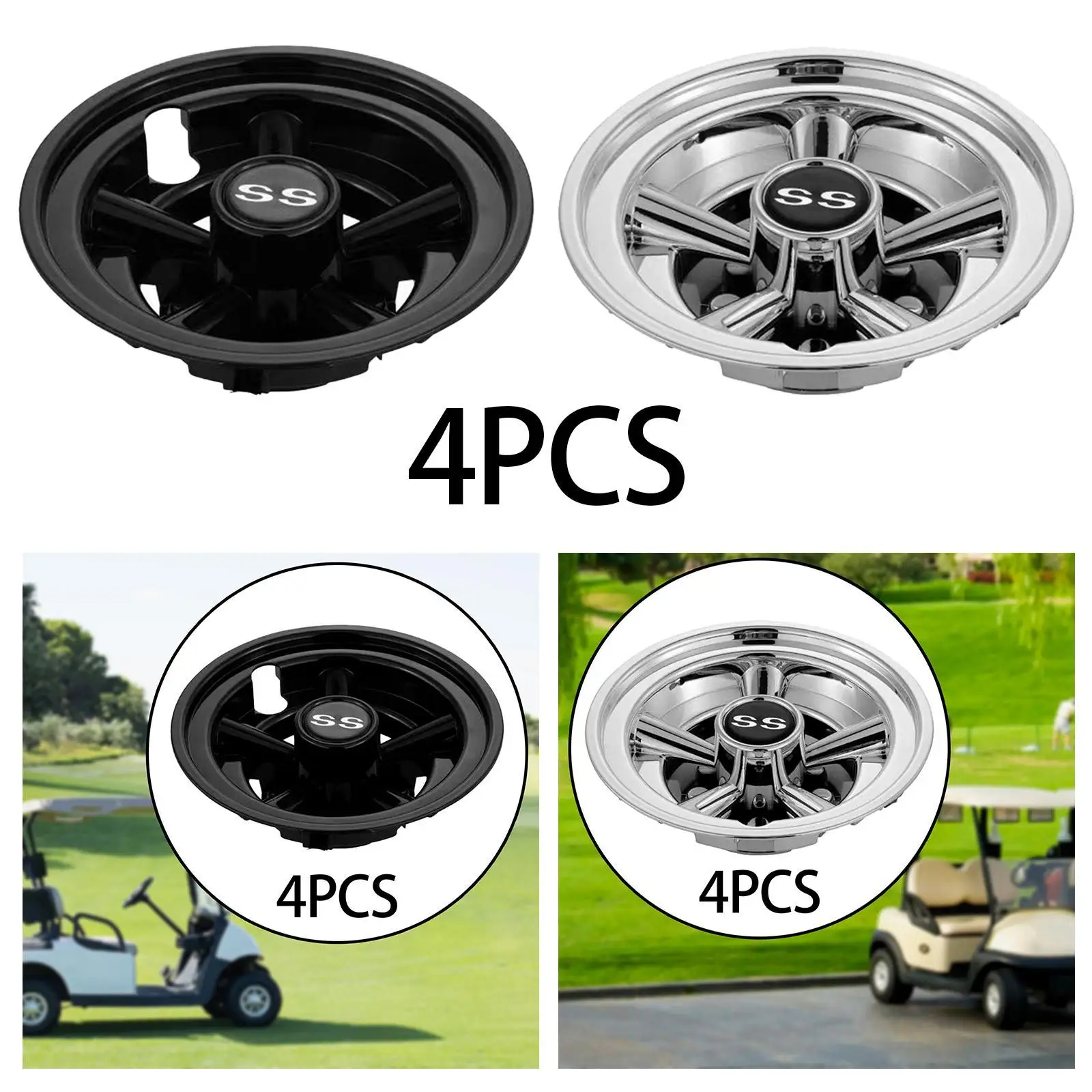 4x Golf Cart Wheel Covers, Golf Cart Hub Caps, Professional Golf Equipment Universal Easy to Remove Hubcaps for Golf Cart
4x Golf Cart Wheel Covers, Golf Cart Hub Caps, Professional Golf Equipment Universal Easy to Remove Hubcaps for Golf Cart