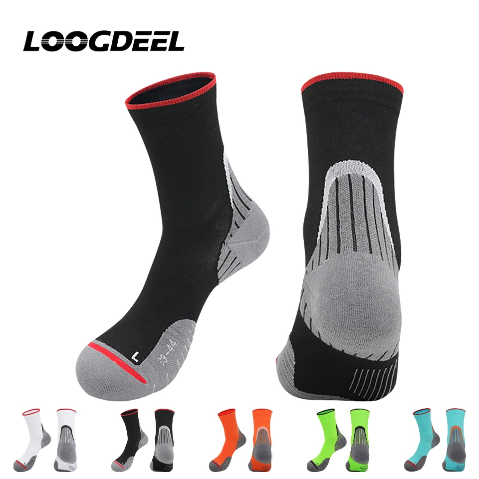 Носки для бега Loogdeel, нескользящие дышащие носки, носки для марафона на длинные дистанции, хлопковые профессиональные спортивные носки для велоспорта
Носки для бега Loogdeel, нескользящие дышащие носки, носки для марафона на длинные дистанции, хлопковые профессиональные спортивные носки для велоспорта