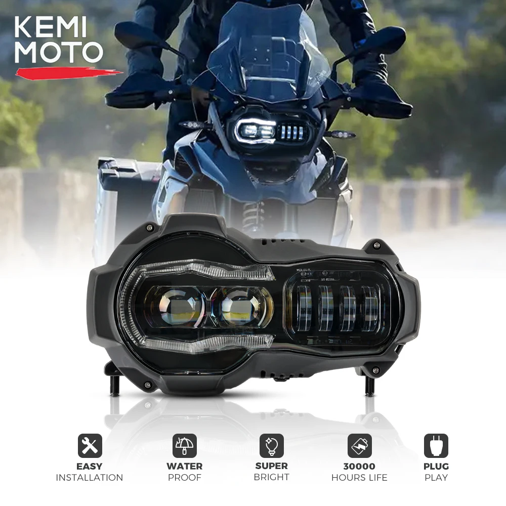 Motorcycle Led Headlight For BMW R1200GS Adv K50 K51 2013-2019 Headlamps Assembly Lamp E9-Mark Accessories IP68 Waterproof
Motorcycle Led Headlight For BMW R1200GS Adv K50 K51 2013-2019 Headlamps Assembly Lamp E9-Mark Accessories IP68 Waterproof