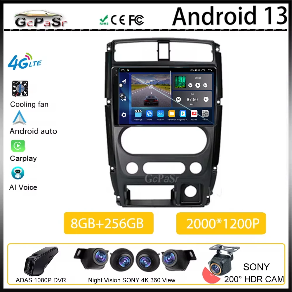 Android для Suzuki Jimny 3 2005-2019, автомобильный экран, мультимедийная навигация, GPS-видео без 2din, DVD-монитор, стерео, авторадио, стерео
Android для Suzuki Jimny 3 2005-2019, автомобильный экран, мультимедийная навигация, GPS-видео без 2din, DVD-монитор, стерео, авторадио, стерео