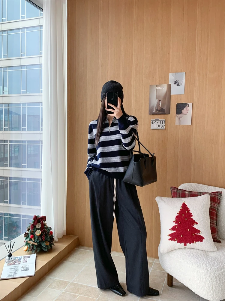 Ретро-кофта в стиле Bookworm с цветными полосками, вязаная, с отложным воротником, длинными рукавами, повседневная, зимняя, женская, модная, серия Mu
Ретро-кофта в стиле Bookworm с цветными полосками, вязаная, с отложным воротником, длинными рукавами, повседневная, зимняя, женская, модная, серия Mu