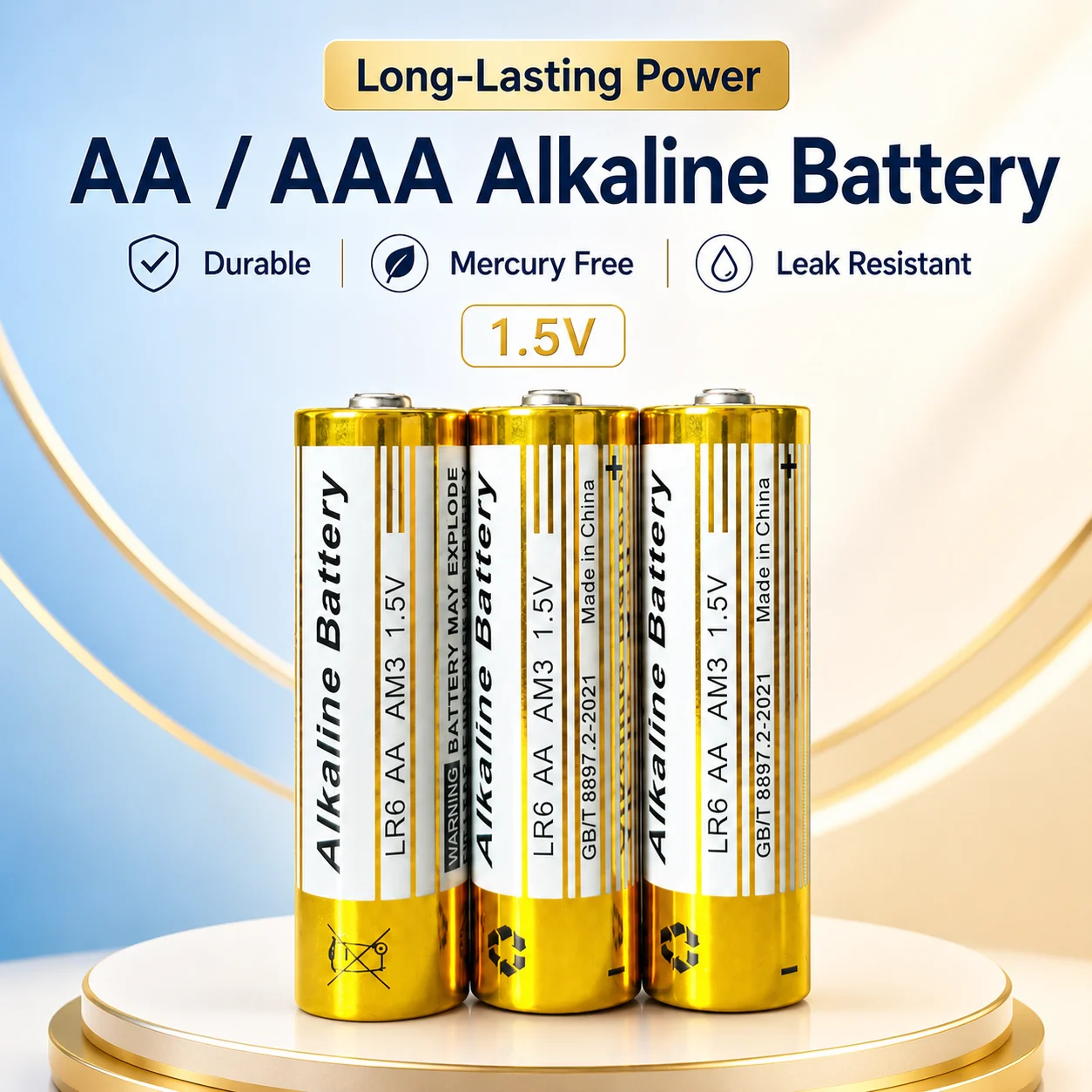 1.5V AA AAA Alkaline Disposable Battery Universal For Remote Controller Kids Electronic Toys
1.5V AA AAA Alkaline Disposable Battery Universal For Remote Controller Kids Electronic Toys