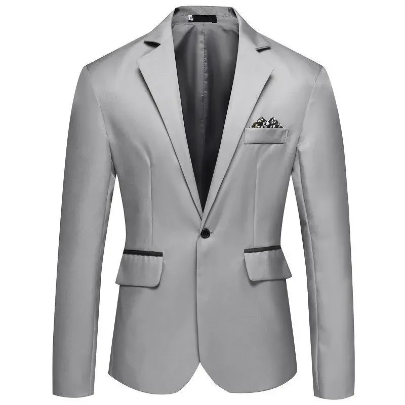 New Men's Slim Fit Single Breasted Suit Youth Fashion Casual Wedding Party Dress Coat
New Men's Slim Fit Single Breasted Suit Youth Fashion Casual Wedding Party Dress Coat