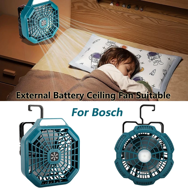 NEW Portable Fan with Remote For Bosch 18v Battery Camping Fan with 3 Energy Efficient Speed Settings and Dimmable Led Light
NEW Portable Fan with Remote For Bosch 18v Battery Camping Fan with 3 Energy Efficient Speed Settings and Dimmable Led Light