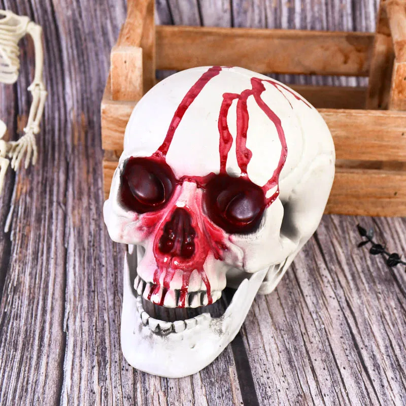 Halloween Skull Head Realistic Plastic Skull Skeleton Head Halloween Party Home Garden Lawn Decoration Haunted House Horror Prop
Halloween Skull Head Realistic Plastic Skull Skeleton Head Halloween Party Home Garden Lawn Decoration Haunted House Horror Prop