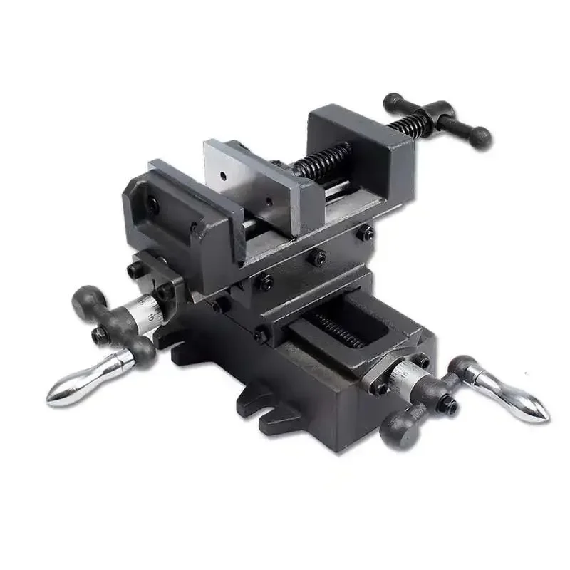 NEW 3-inch Precision Cross Vise Heavy Duty Vise Two-way Mobile Vise Work Bench Drilling and Milling Machine Special Cross Pliers
NEW 3-inch Precision Cross Vise Heavy Duty Vise Two-way Mobile Vise Work Bench Drilling and Milling Machine Special Cross Pliers