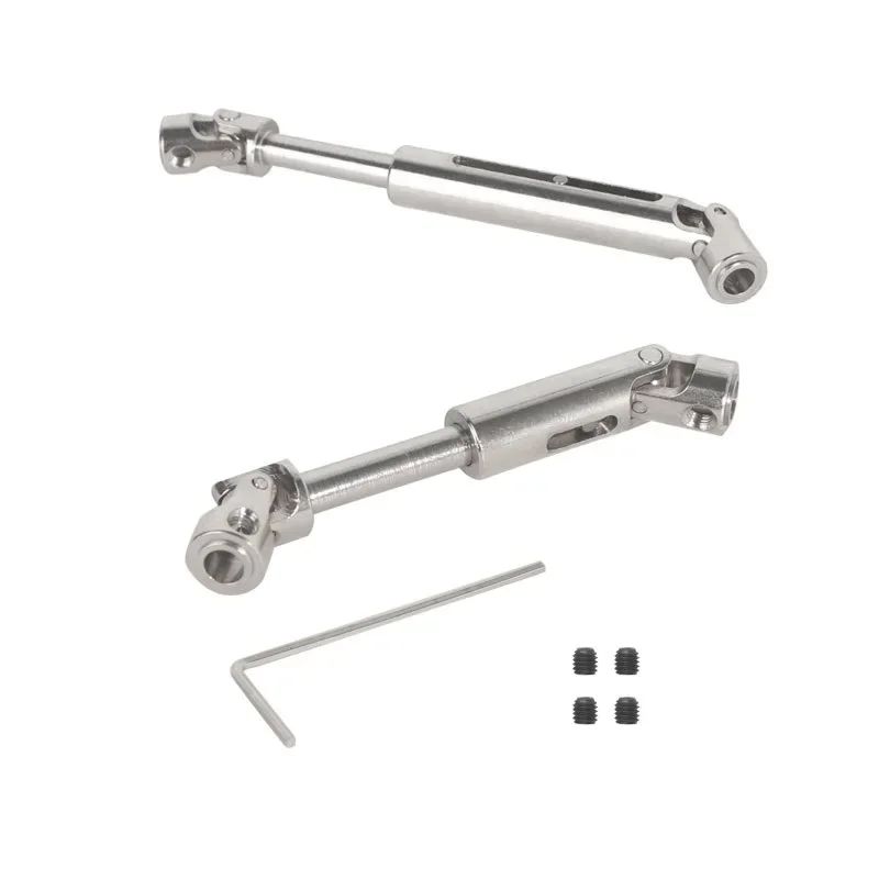 2Pcs Metal Telescopic Drive Shaft CVD transmission shaft For 1/10 RC Car JJRC C8815 Willys Jeep Upgrade Parts
2Pcs Metal Telescopic Drive Shaft CVD transmission shaft For 1/10 RC Car JJRC C8815 Willys Jeep Upgrade Parts