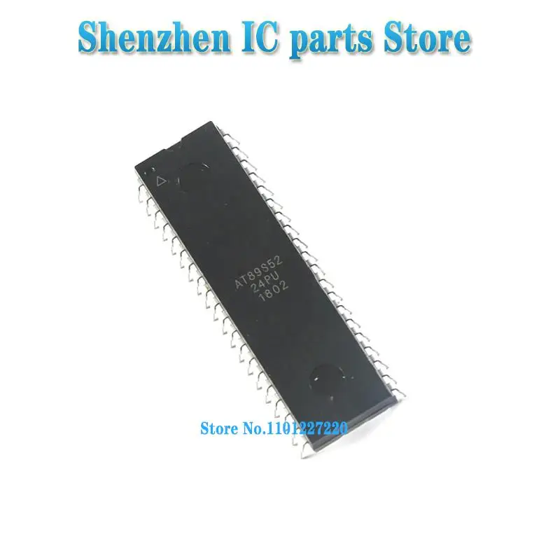 5pcs/lot AT89S52 AT89S52-24PU AT89S52-24 DIP-40 In Stock 
5pcs/lot AT89S52 AT89S52-24PU AT89S52-24 DIP-40 In Stock