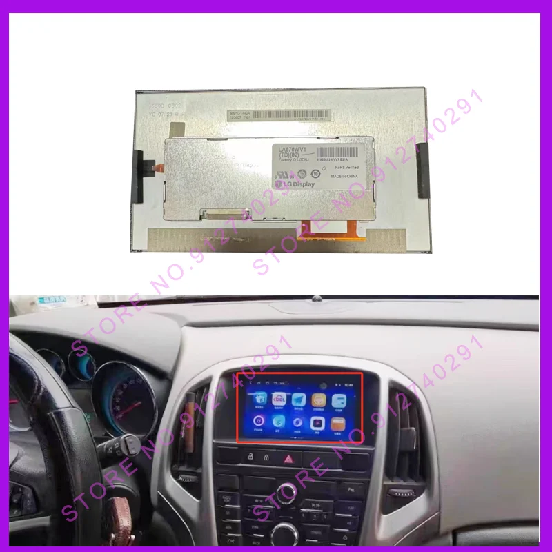 Original 7 Inch LCD Display Screen LA070WV1-TD02 LA070WV1(TD)(02) For Op el Mok ka Navi 950 Car GPS Navigation LA070WV1 TD02
Original 7 Inch LCD Display Screen LA070WV1-TD02 LA070WV1(TD)(02) For Op el Mok ka Navi 950 Car GPS Navigation LA070WV1 TD02