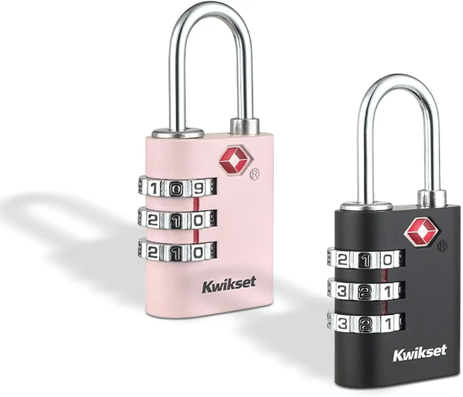 TSA Approved 3-Digit Combination Luggage Lock, 2 Pack, Black and Pink, Compact & Durable
TSA Approved 3-Digit Combination Luggage Lock, 2 Pack, Black and Pink, Compact & Durable