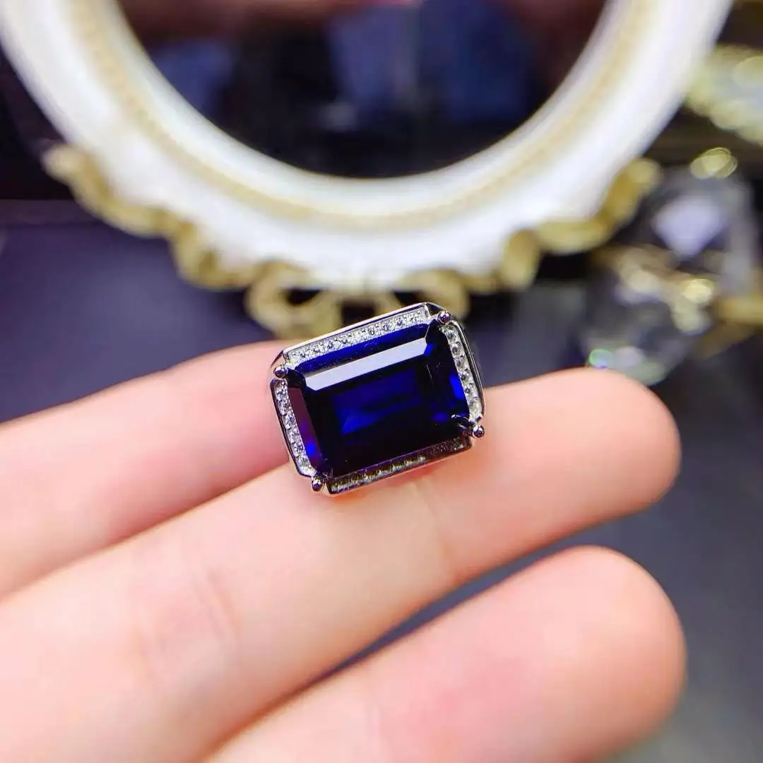 The Best Engagement Gift 100% Natural and Real Sapphire Ring 925 Sterling Silver Trendy Women ring
The Best Engagement Gift 100% Natural and Real Sapphire Ring 925 Sterling Silver Trendy Women ring