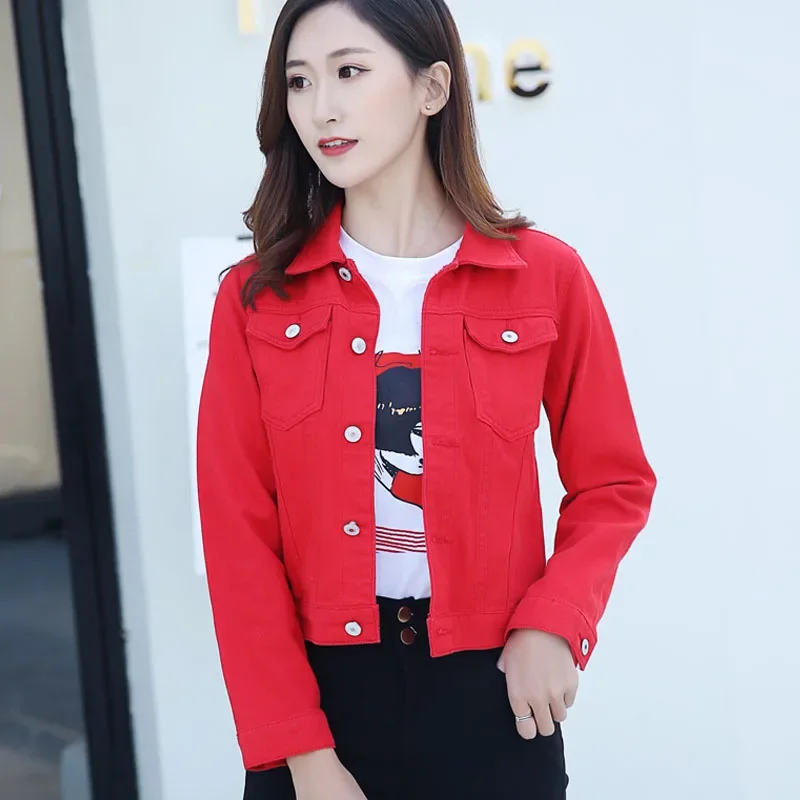 New white denim jacket women's casual slim fit solid denim spring and autumn short jacket top women's jacket coat women
New white denim jacket women's casual slim fit solid denim spring and autumn short jacket top women's jacket coat women