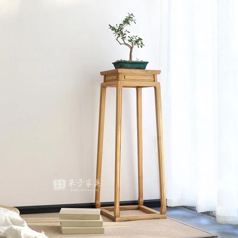 New Chinese style elm zen flower table solid wood floor wooden shelf multi-functional flower stand log bonsai flower table indoo
New Chinese style elm zen flower table solid wood floor wooden shelf multi-functional flower stand log bonsai flower table indoo