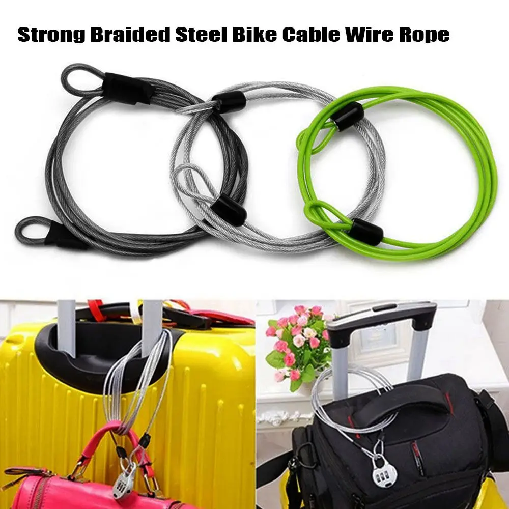 High Quality Security Strong Braided Rope Anti-theft 100cm/39'' Steel Cable Wire Outdoor Bike Lock Outdoor Tool
High Quality Security Strong Braided Rope Anti-theft 100cm/39'' Steel Cable Wire Outdoor Bike Lock Outdoor Tool