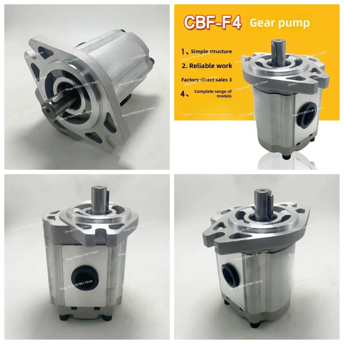 CBF F410-F450-ALP Gear Pump Series - Industrial Hydraulic Oil Transfer Pump for Hydraulic Systems
CBF F410-F450-ALP Gear Pump Series - Industrial Hydraulic Oil Transfer Pump for Hydraulic Systems