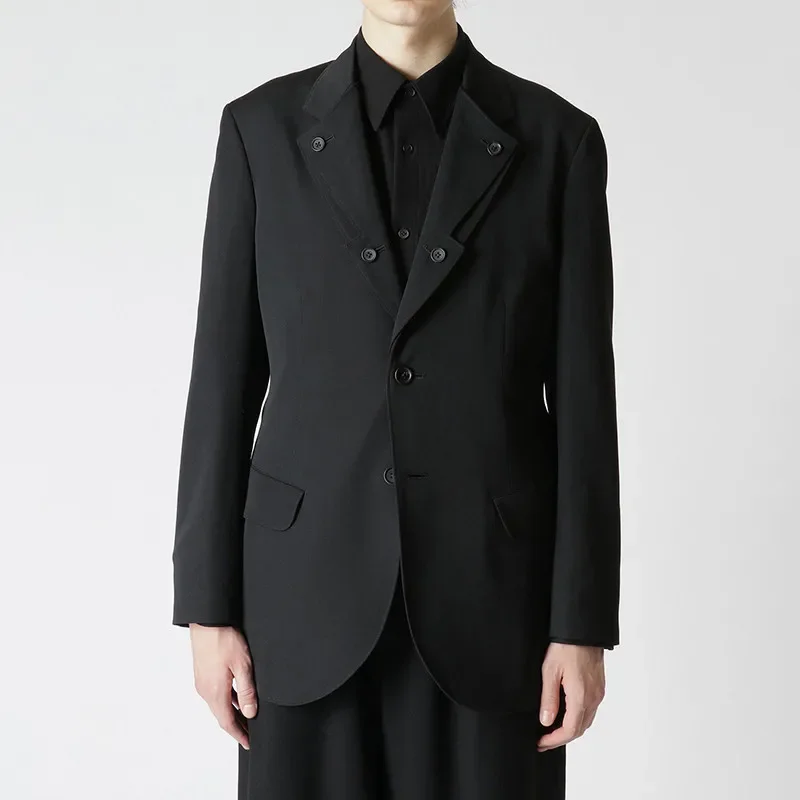 Spring And Autumn New Men's Slim Fit Medium Long Casual Long Sleeve Suit Men's Youth Fashion Irregular Double Collar Suit
Spring And Autumn New Men's Slim Fit Medium Long Casual Long Sleeve Suit Men's Youth Fashion Irregular Double Collar Suit
