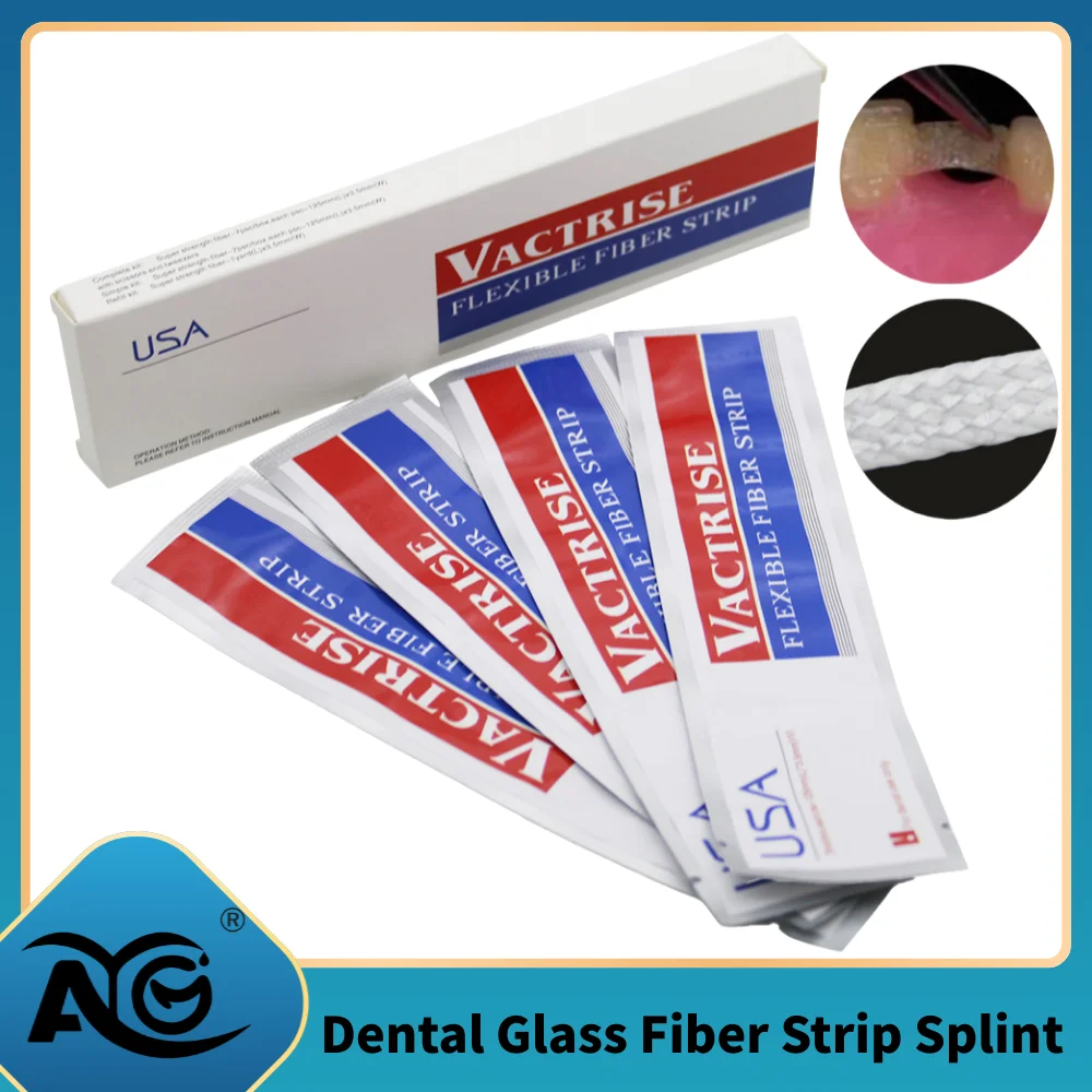 AG 1/2Pcs Dental Material Flexible Fiber Strip Glass Splint Loose Tooth Fixation Strips Light Cure Bonding Orthodontic Retainers
AG 1/2Pcs Dental Material Flexible Fiber Strip Glass Splint Loose Tooth Fixation Strips Light Cure Bonding Orthodontic Retainers