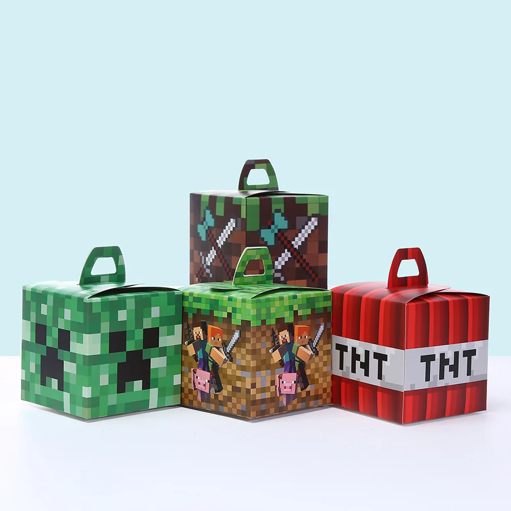12pcs Minecraft storage bag storage box new gift packaging box cake box dessert packaging box Gift
12pcs Minecraft storage bag storage box new gift packaging box cake box dessert packaging box Gift
