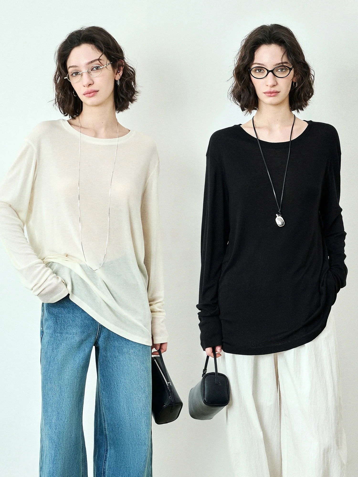 SUK Breathable Comfortable Loose Long Sve round Ne T-irt Women's Basic Sle Pure Color Knitted Casual Top
SUK Breathable Comfortable Loose Long Sve round Ne T-irt Women's Basic Sle Pure Color Knitted Casual Top