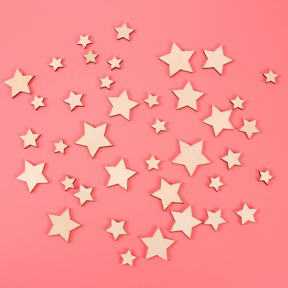 100Pcs Five-Pointed Star Wooden Cutouts Unfinished Natural Wood Color Assorted Sizes 1.5cm 2Cm 3Cm 3.5cm DIY Crafts Scrapbooking
100Pcs Five-Pointed Star Wooden Cutouts Unfinished Natural Wood Color Assorted Sizes 1.5cm 2Cm 3Cm 3.5cm DIY Crafts Scrapbooking