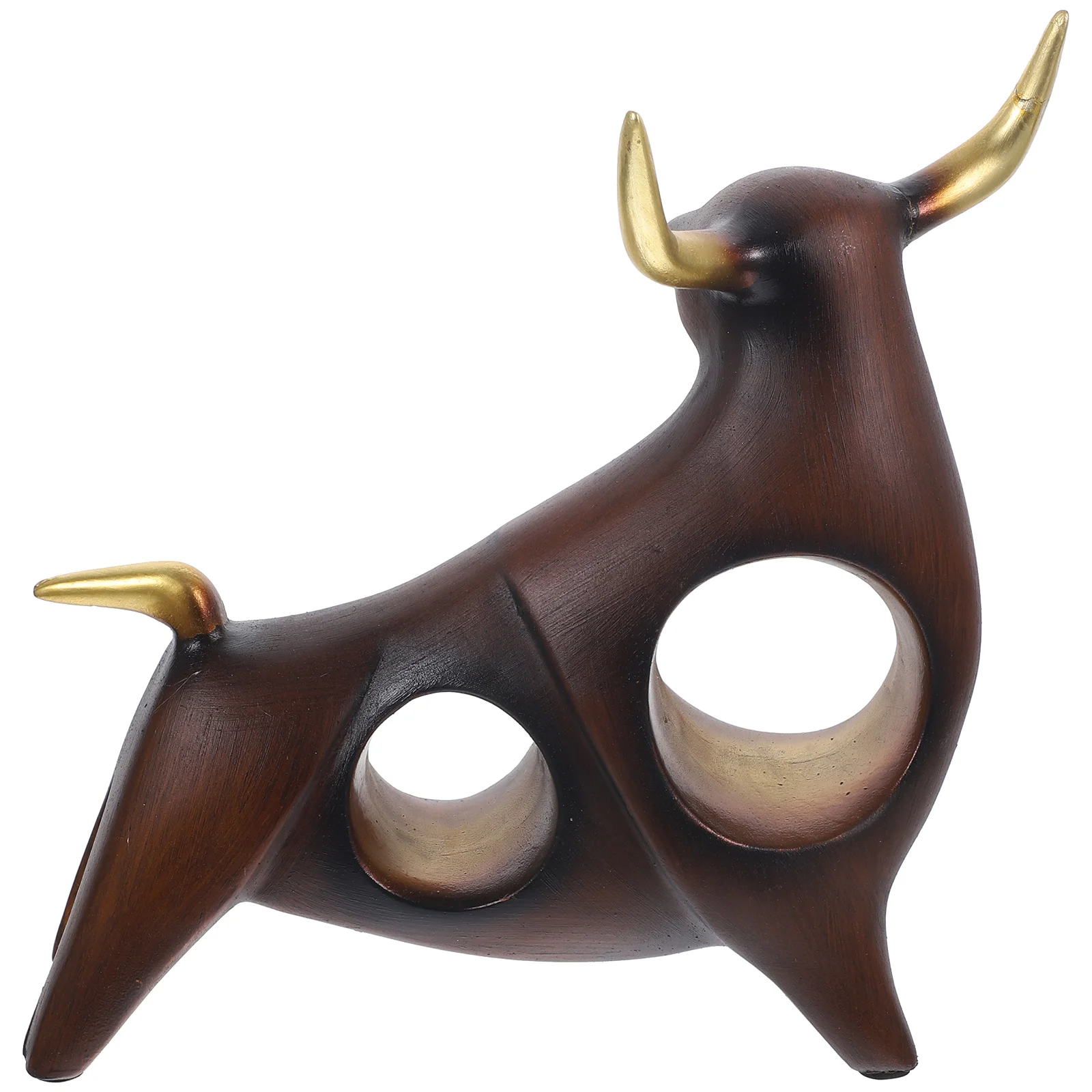 Imitation Wood Bull Figurine Resin Home Decoration Household Bull Statue Abstract Animal Statue BS867 R om Color Small Size
Imitation Wood Bull Figurine Resin Home Decoration Household Bull Statue Abstract Animal Statue BS867 R om Color Small Size