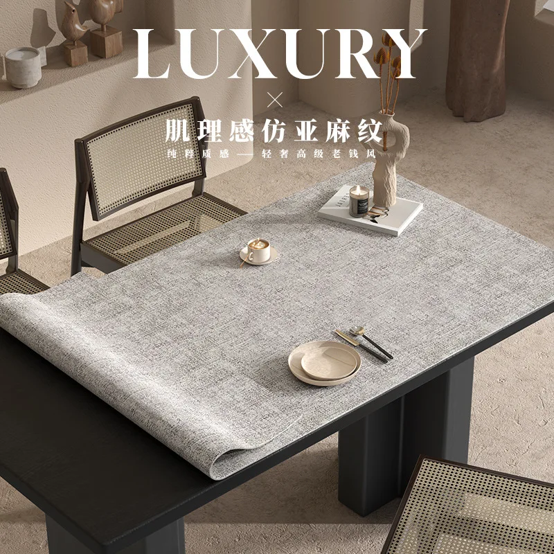 Double-sided Leather Water-proof Oil-proof Wash-free Tablecloth Heat-resistant High-grade Tea Table Dining Table Protective Pad
Double-sided Leather Water-proof Oil-proof Wash-free Tablecloth Heat-resistant High-grade Tea Table Dining Table Protective Pad