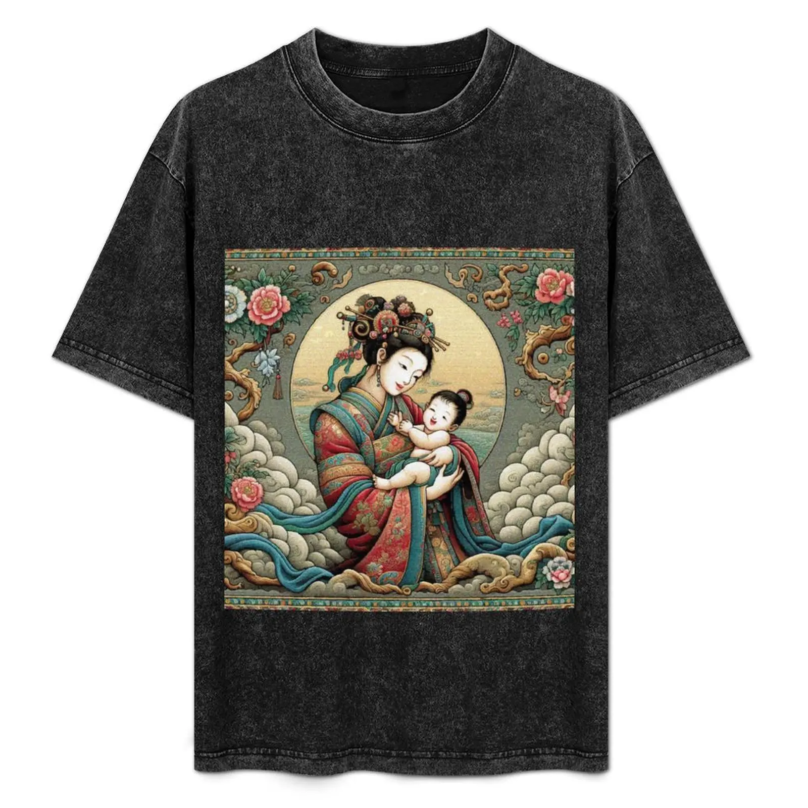 Happy Mother and Baby T-Shirt Abstract Pattern Print Top
Happy Mother and Baby T-Shirt Abstract Pattern Print Top
