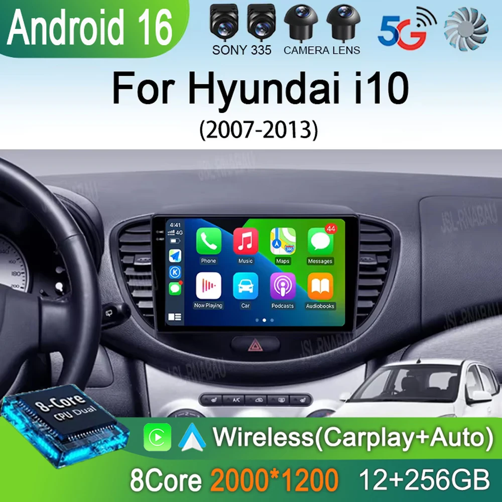 Автомагнитола Android 16 с CarPlay, мультимедиа для Hyundai i10 2007-2013, навигация, видео, DVD, стереосистема 2din, Bluetooth
Автомагнитола Android 16 с CarPlay, мультимедиа для Hyundai i10 2007-2013, навигация, видео, DVD, стереосистема 2din, Bluetooth