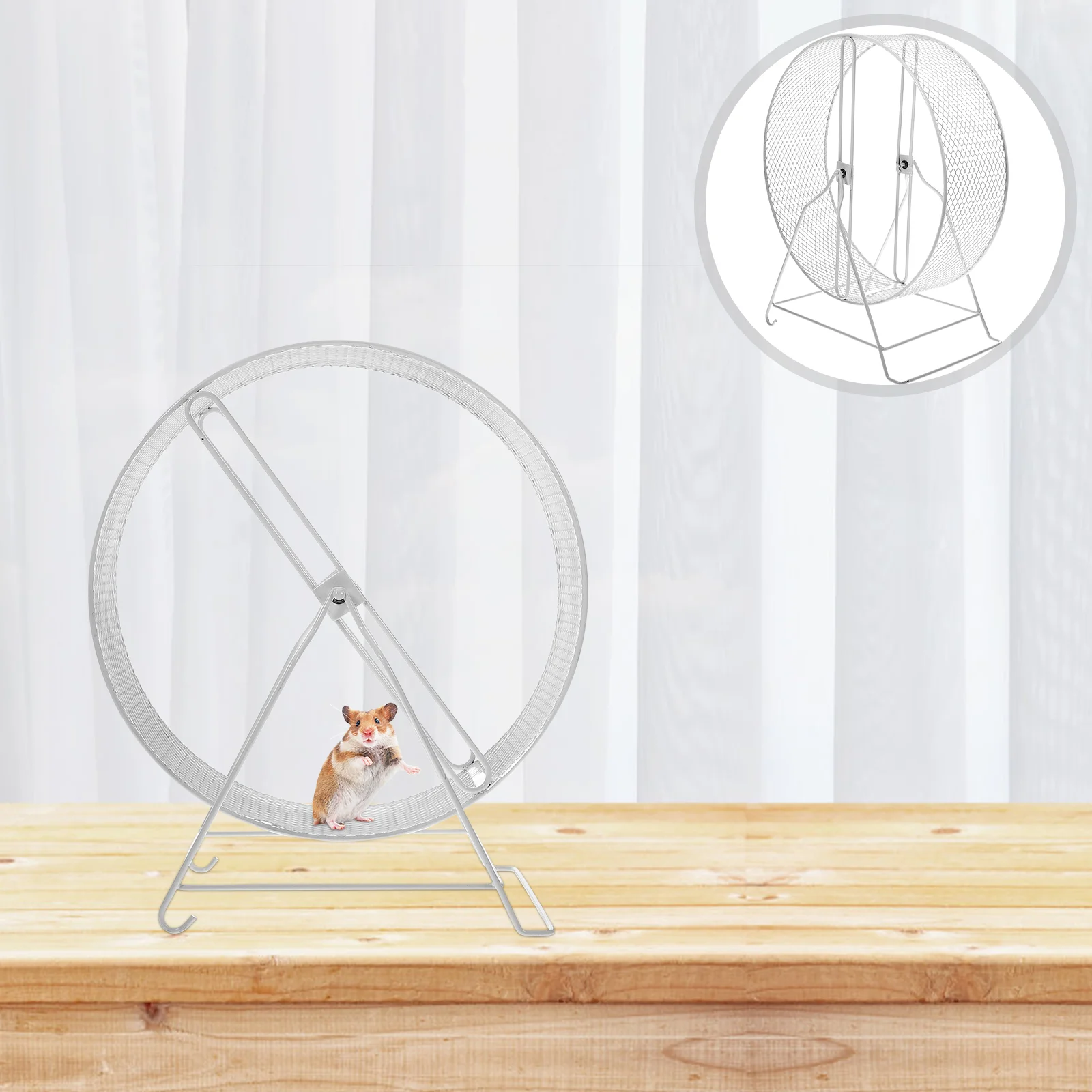 Hamster Running Wheel Toy Interesting Chinchilla Hedgehog Exercise Quiet Funny Iron Rat Small Pet Equipment
Hamster Running Wheel Toy Interesting Chinchilla Hedgehog Exercise Quiet Funny Iron Rat Small Pet Equipment