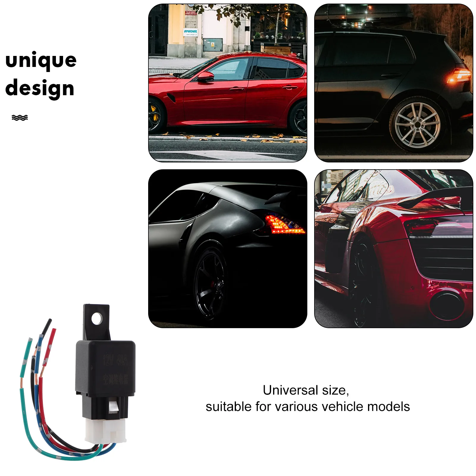 Car Air Conditioner Automotive Relay 12V 40A Replacement For Auto Starter 4 Pin Heavy Duty Relay Durable Easy Installation
Car Air Conditioner Automotive Relay 12V 40A Replacement For Auto Starter 4 Pin Heavy Duty Relay Durable Easy Installation