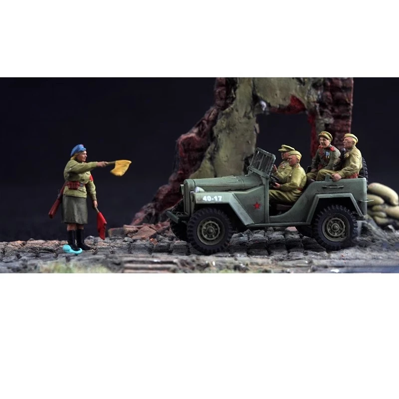 Новый масштаб 1/72, 7 шт., женский советский автомобиль, офицер, солдат, контрольная точка, фигурки, сделай сам, аксессуары для сцены, дисплей, подарки
Новый масштаб 1/72, 7 шт., женский советский автомобиль, офицер, солдат, контрольная точка, фигурки, сделай сам, аксессуары для сцены, дисплей, подарки