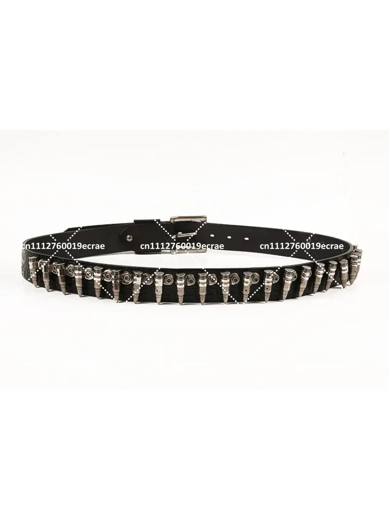 Men's Top Layer Cowhide Belt with Bullet Inlaid Design, Personalized Decorative Leather Belt for Casual Wear
Men's Top Layer Cowhide Belt with Bullet Inlaid Design, Personalized Decorative Leather Belt for Casual Wear