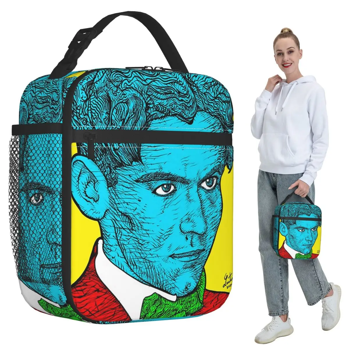 Изолированная сумка для обеда Federico Garcia Lorca Portrait 16 для женщин, термосумка для еды, контейнер для офиса
Изолированная сумка для обеда Federico Garcia Lorca Portrait 16 для женщин, термосумка для еды, контейнер для офиса