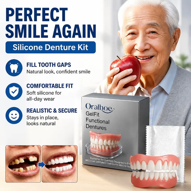 Cosmetic Teeth Veneer Decoration Set Dental Gap Repair Fake Tooth Kit Natural Smile Enhancement Appliance Comfortable Wear Oral
Cosmetic Teeth Veneer Decoration Set Dental Gap Repair Fake Tooth Kit Natural Smile Enhancement Appliance Comfortable Wear Oral