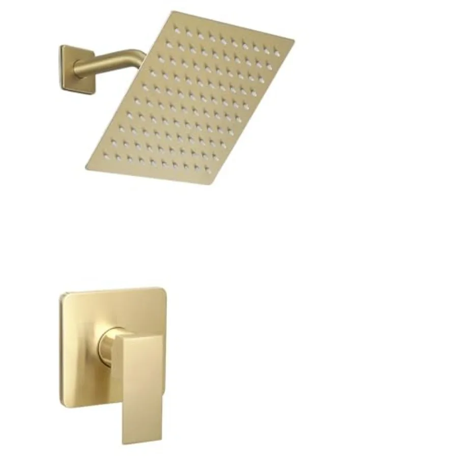 Shower Faucet Set Bathroom Rainfall 8 Inch Shower Head System Single Handle Shower Trim Kit with Rough-in Valve
Shower Faucet Set Bathroom Rainfall 8 Inch Shower Head System Single Handle Shower Trim Kit with Rough-in Valve