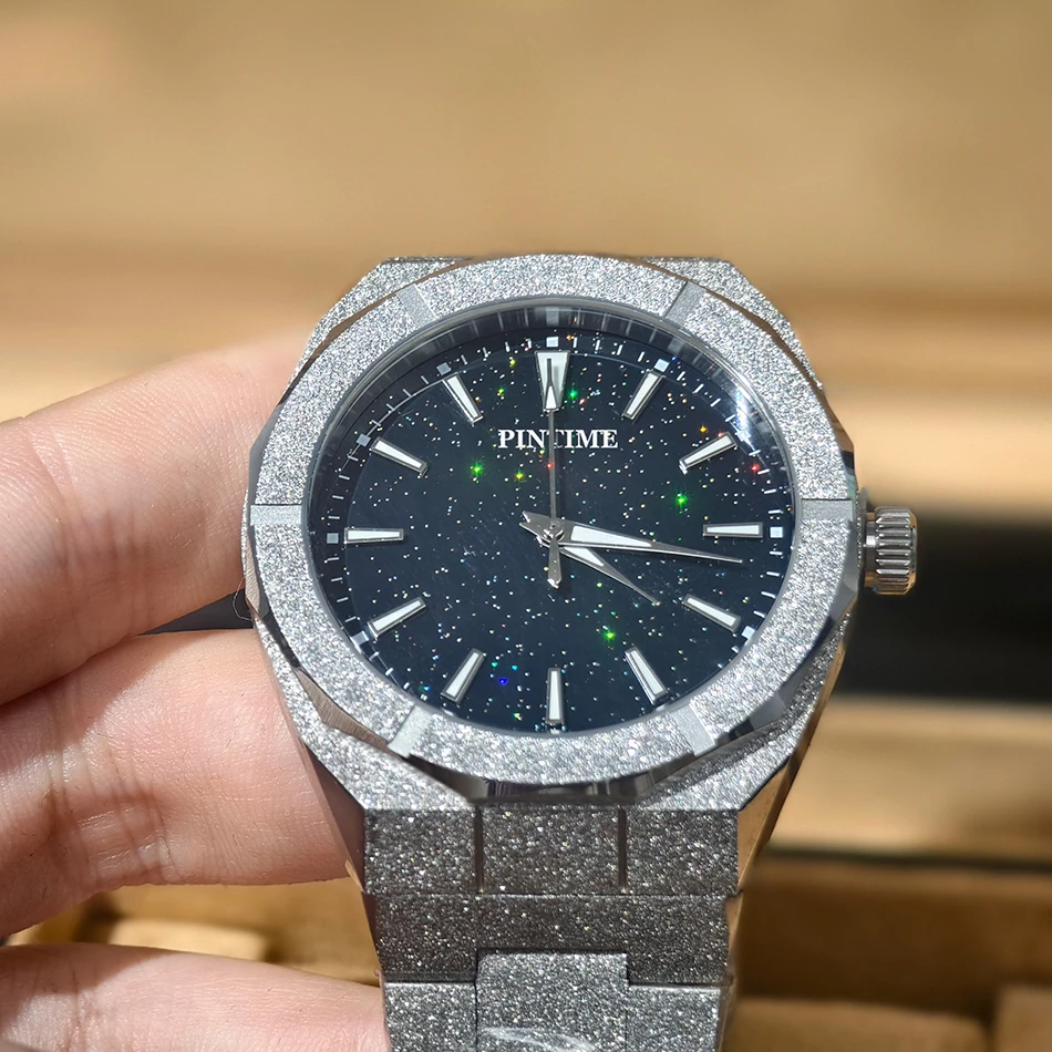 Men's Wristwatch Silver Gold Watch Starry Sky Frosted Arabic Numeral Dial Men Quartz Watch Luxurious Business Watch Men Gift
Men's Wristwatch Silver Gold Watch Starry Sky Frosted Arabic Numeral Dial Men Quartz Watch Luxurious Business Watch Men Gift