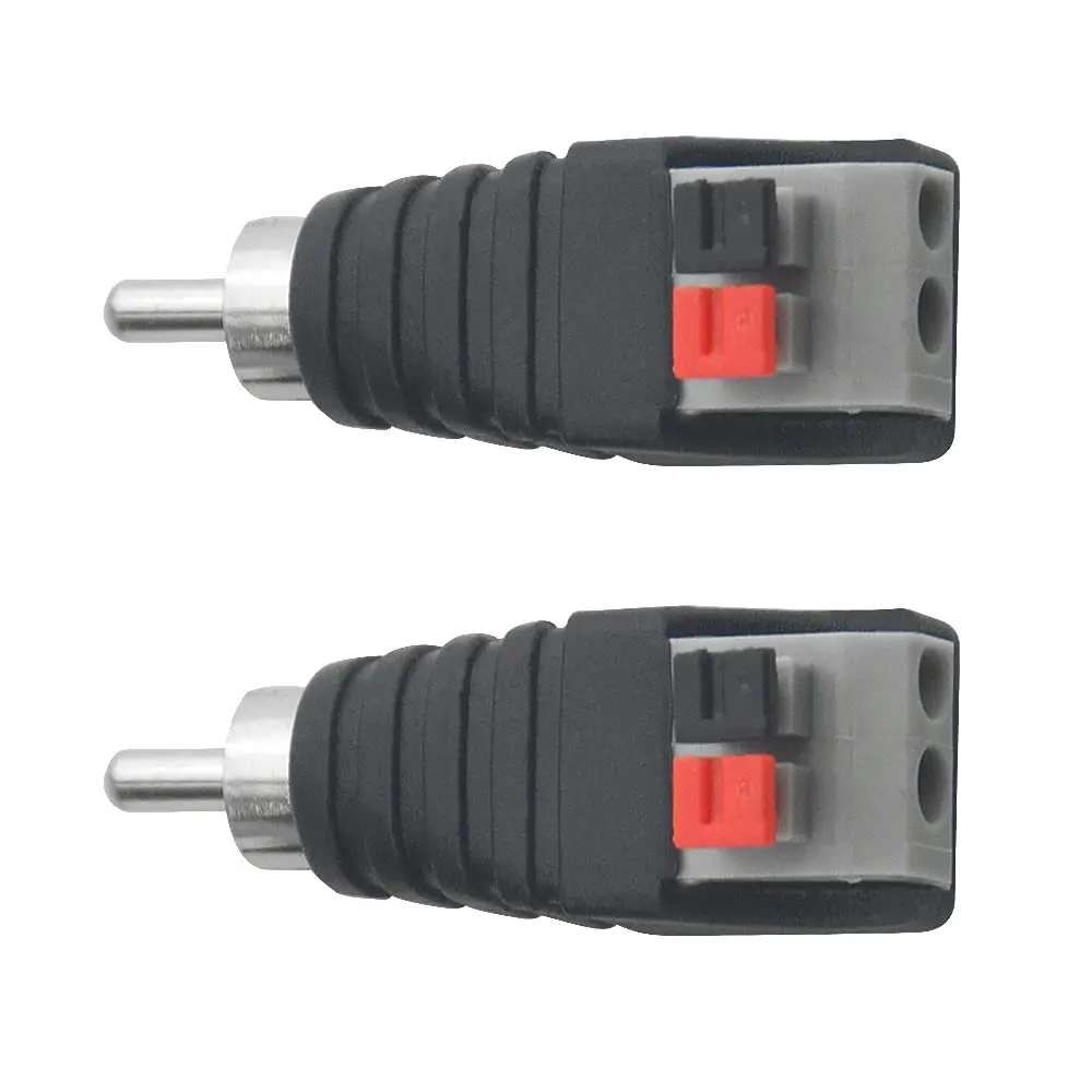 2pcs Speaker Wire Cable To Audio Male Cable Professional Jack Press Plug RCA Connector Adapter Cable
2pcs Speaker Wire Cable To Audio Male Cable Professional Jack Press Plug RCA Connector Adapter Cable
