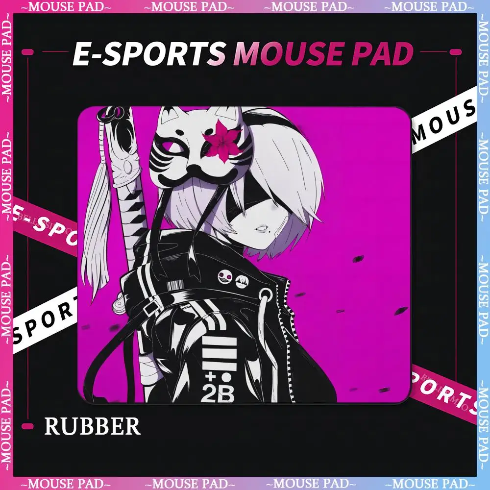N-NieR:Automata Small Game Rubber Mouse Pad Keyboard Anime Girl Gamer Mouse Pads Desktop Speed Desk mat Anime Mouse mat Carpet
N-NieR:Automata Small Game Rubber Mouse Pad Keyboard Anime Girl Gamer Mouse Pads Desktop Speed Desk mat Anime Mouse mat Carpet