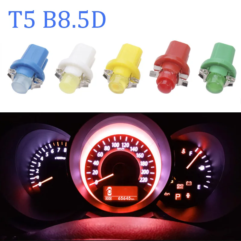 10pcs T5 B8.5D LED Car Dashboard Lights Bulb Warning Indicator Map Light Interior Instrument Light Dashboard Side Switch Lamps
10pcs T5 B8.5D LED Car Dashboard Lights Bulb Warning Indicator Map Light Interior Instrument Light Dashboard Side Switch Lamps