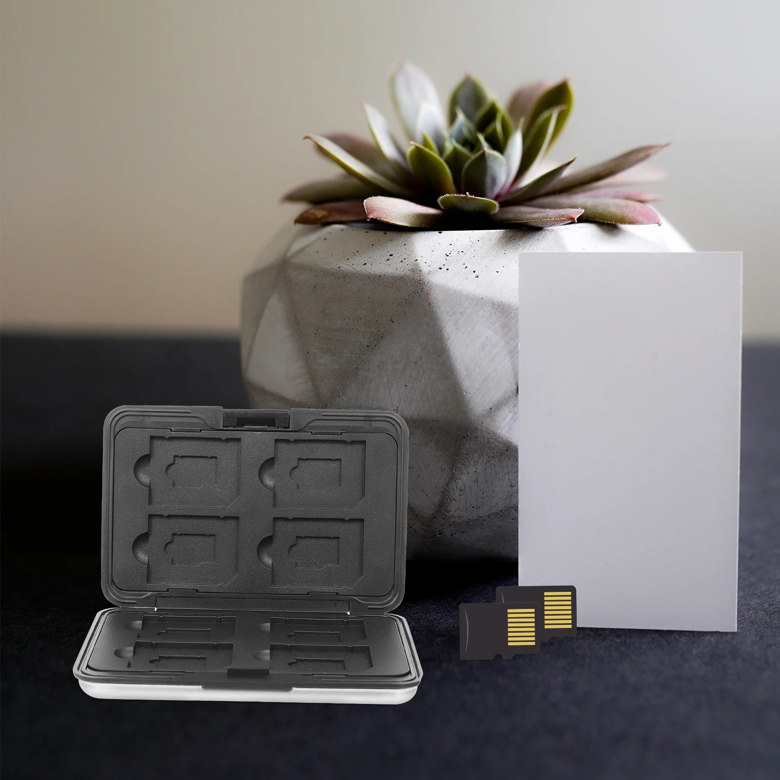 8 Slots Metal Memory Card Case Cards Storage Box Holder Lightweight Dustproof Water Resistant Closure For Micro Cards
8 Slots Metal Memory Card Case Cards Storage Box Holder Lightweight Dustproof Water Resistant Closure For Micro Cards